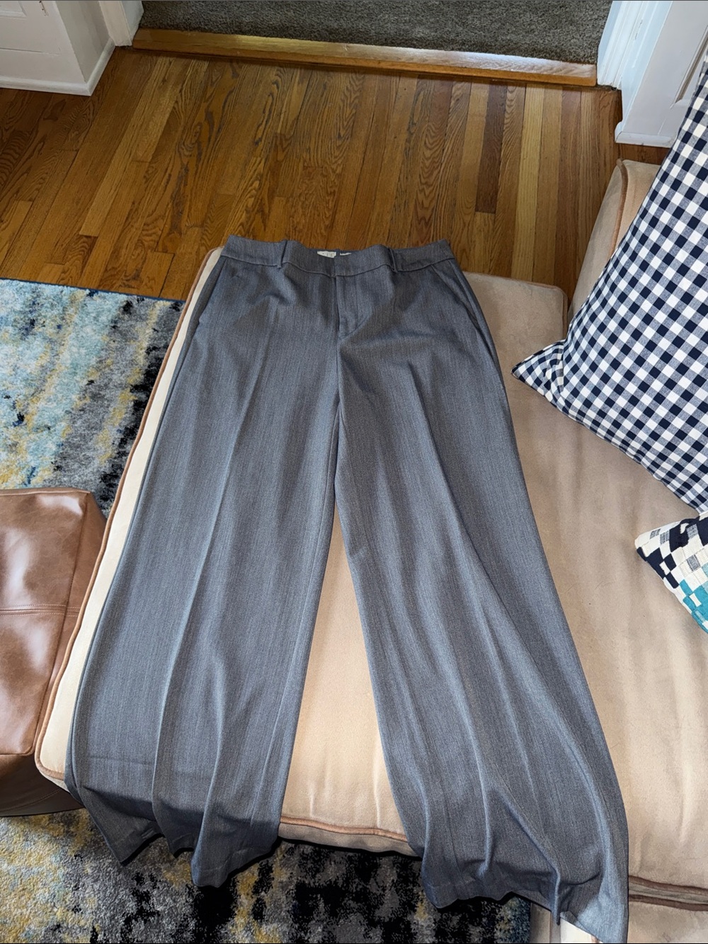a new day Gray Wide-Leg Dress Pants